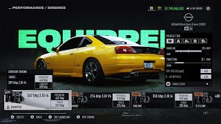 NISSAN Silvia Spec R S15 B Class Build Nfs Unbound [upl. by Arbma]