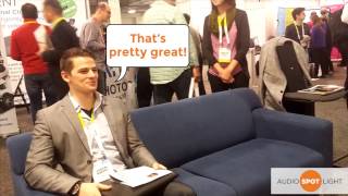 Holosonics  Audio Spotlight Reactions Video  CES [upl. by Cleo]