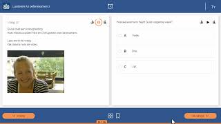 Luisteren examen A2 nieuw systeem 5 vragen [upl. by Anaylil516]
