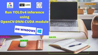 YOLOv4 inference using OpenCVDNNCUDA module on Windows Using Python [upl. by Rhoda330]