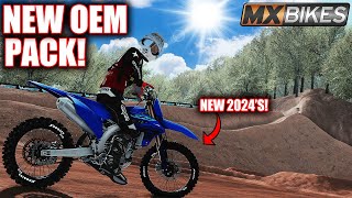 THE FULL NEW OEM BIKE PACK IS HERE IN MXBIKES 2024s and more [upl. by Carolann]