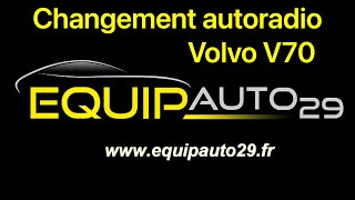 Changement autoradio V70  Alpine F905D  tutoriel [upl. by Assyli258]