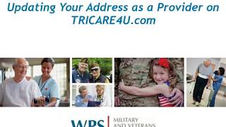 TRICARE4u com Tutorial Provider Address Updates 2020 [upl. by Lehman]