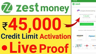 how to Activate ZestMoney Credit Limit  zestmoney personal loan  zestmoney emi [upl. by Akenaj]