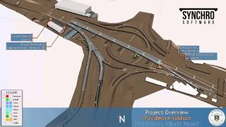 I95 Viaduct Bridge Replacement Construction Simulation [upl. by Bjork]