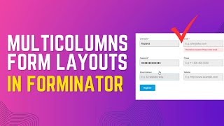 How to create multiple 234 columns in Forminator plugin  Wordpress Tutorial [upl. by Gelhar]