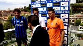 Bergamonews presentazione nuove maglie Atalanta [upl. by Macintyre]