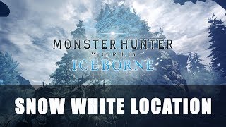 MHW Iceborne Snow White Location [upl. by Acirej244]