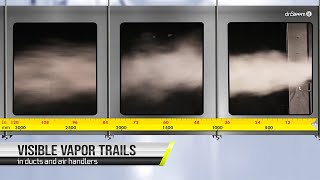 Visible vapor trails duct temperature dispersion type [upl. by Sheply103]