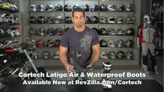 Cortech Latigo Waterproof amp Air Boots Review at RevZillacom [upl. by Bernette49]