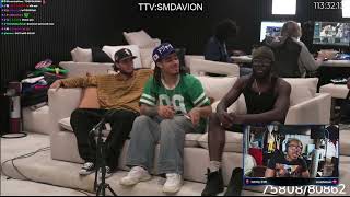 SM Davion Reacts To Plaqueboymax Song Wars [upl. by Tadio116]