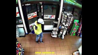 Tidwell convenience store robbery caught on camera  CW39 HOUSTON [upl. by Natassia]