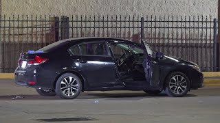 Raw video Delivery driver shot during robbery in north Houston [upl. by Ahsac]