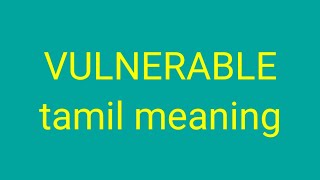 VULNERABLE tamil meaningsasikumar [upl. by Bohlen]