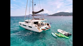 ANDIAMO Lagoon 48ft Sailing Catamaran in Greece [upl. by Knowle]