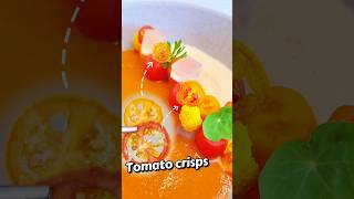 Tomato crisps cooking plating recipe ChefNeil [upl. by Garneau407]