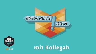 Entscheide dich mit Kollegah  NEO MAGAZIN ROYALE mit Jan Böhmermann  ZDFneo [upl. by Leda]