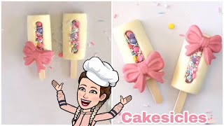 How to make Cakesicles  By Delicious Foods [upl. by Nnaylloh]