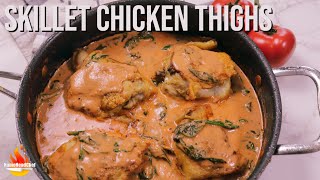 Skillet Chicken Thighs [upl. by Ashti43]