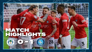 HIGHLIGHTS  Wigan 01 Wycombe [upl. by Selestina]