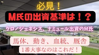 【 回収率約500！クロノジェネシス、ナミュール出資のM氏！】M氏自身が出資する際何を重視しどのように馬を選んでいるのか？を話します！ [upl. by Eart441]