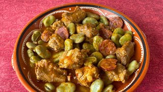 FAVAS COM ENTRECOSTO Receita Tradicional Portuguesa 🌿DO QUINTAL PARA A MESA  Cozinha LYDIA RIBEIRO [upl. by Darius]