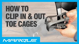 How To Clip In amp Out Toe Cages  Tips amp Tricks For Peloton Riders [upl. by Janaya]