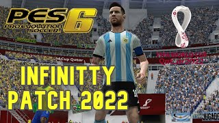 PES 6 THE DEN PARCHE MUNDIAL 2022  THE DEN PATCH LIGA ARGENTINA [upl. by Joaquin]