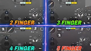 New🔥 Best Setting 2 Finger 3 Finger 4 Finger 5 Finger Control CODE Fastest Player  PUBG BGMI [upl. by Lahsram178]