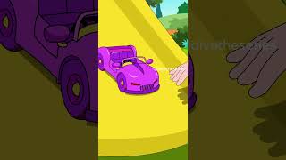 ten little cars shorts animation 10littlenumbers [upl. by Olnay]