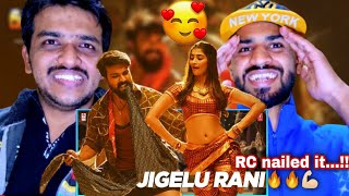 Jigelu Rani Full Video Song  Rangasthalam  REACTION  Ram Charan Pooja Hegde [upl. by Whittemore]