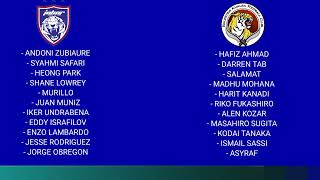 LINE UP JOHOR DT vs BALESTIER KHALSA  PERLAWANAN ANTAR BANGSA  JDT LIVE  LIVE JDT  JDT 2024 [upl. by Scottie]