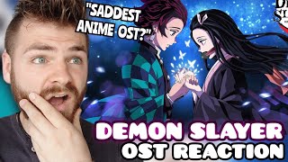 First Time Reacting to DEMON SLAYER OST  quotKamado Tanjiro no Utaquot  New Anime Fan [upl. by Eelhsa]