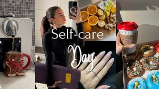 SELF CARE VLOG new nails ginger shots hot yoga everything shower [upl. by Nade]