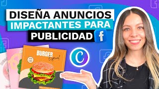 Como usar CANVA para diseñar ANUNCIOS DE FACEBOOK [upl. by Aical]