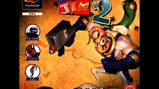 Earthworm Jim 2 Прохождение PS1 Rus [upl. by Kcajyllib]