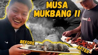 MUSA MUKBANG JUNGLE MA  SARPA PANI  KTM TO TARAI FT ExRomeoBagjhodaLahure [upl. by Ennelram560]