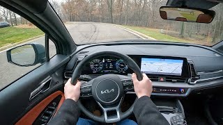 2023 Kia Sportage Hybrid SX Prestige  POV Test Drive Binaural Audio [upl. by Leafar159]