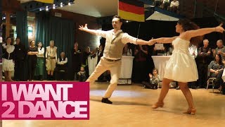 Discofox 2018 Deutsche Meisterschaft  4 Platz Björn Wiechmann  Nancy Souto Moreno  Kür [upl. by Enidan]