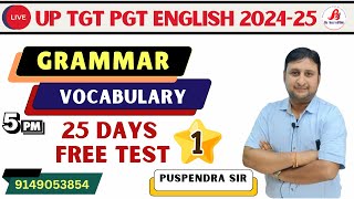 🔴TEST 01 GRAMMAR AND VOCAB [upl. by Attesor883]