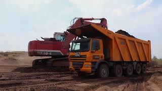 LAUSITZ OampK RH40 E Teil 1 Ginaf Caterpillar D11 Renaturierung Mass Excavator [upl. by Neb]