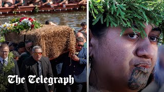 Maori king laid to rest as new queen crowned [upl. by Pillow]