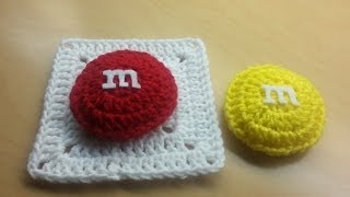 How to Crochet a Granny Square  MampM Granny Square [upl. by Lavern]