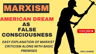 Marxism  Fundamental premises  Base and Superstructures  Reality of American Dream [upl. by Athalee]