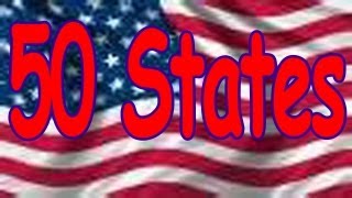 50 states that rhyme  50 states song  Easy to Learn and Remember [upl. by Krysta766]