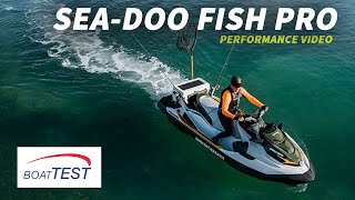 SeaDoo Fish Pro 2019 Test Video  By BoatTESTcom [upl. by Ennagrom756]