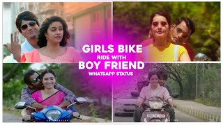 Tamil Love Song Whatsapp Status 💞 Girl Riding Bike With Boyfriend Whatsapp Status Tamil [upl. by Edmon]