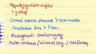 HEART FAILURE CRITERIA  FRAMINGHAM CRITERIA dailydosemedico [upl. by Winchell]