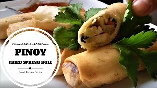 BEST HEALTHY PARTY SNACK VEGETARIAN FRIED SPRING ROLL  Small Kitchen Recipe [upl. by Noved]