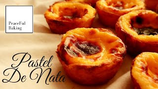 Pastel De Nata Creamy Portuguese Custard Tart [upl. by Ratcliffe]